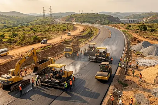 construction de routes