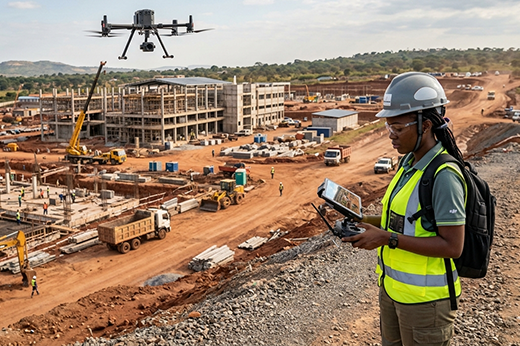 Inspection et Suivi de Chantier par Drone